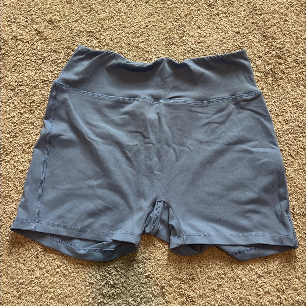 Blue Biker Shorts
